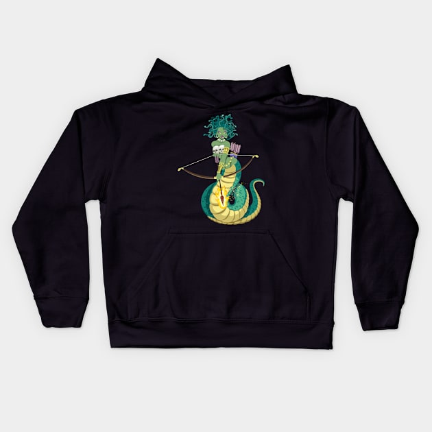 Medusa Kids Hoodie by Malchev